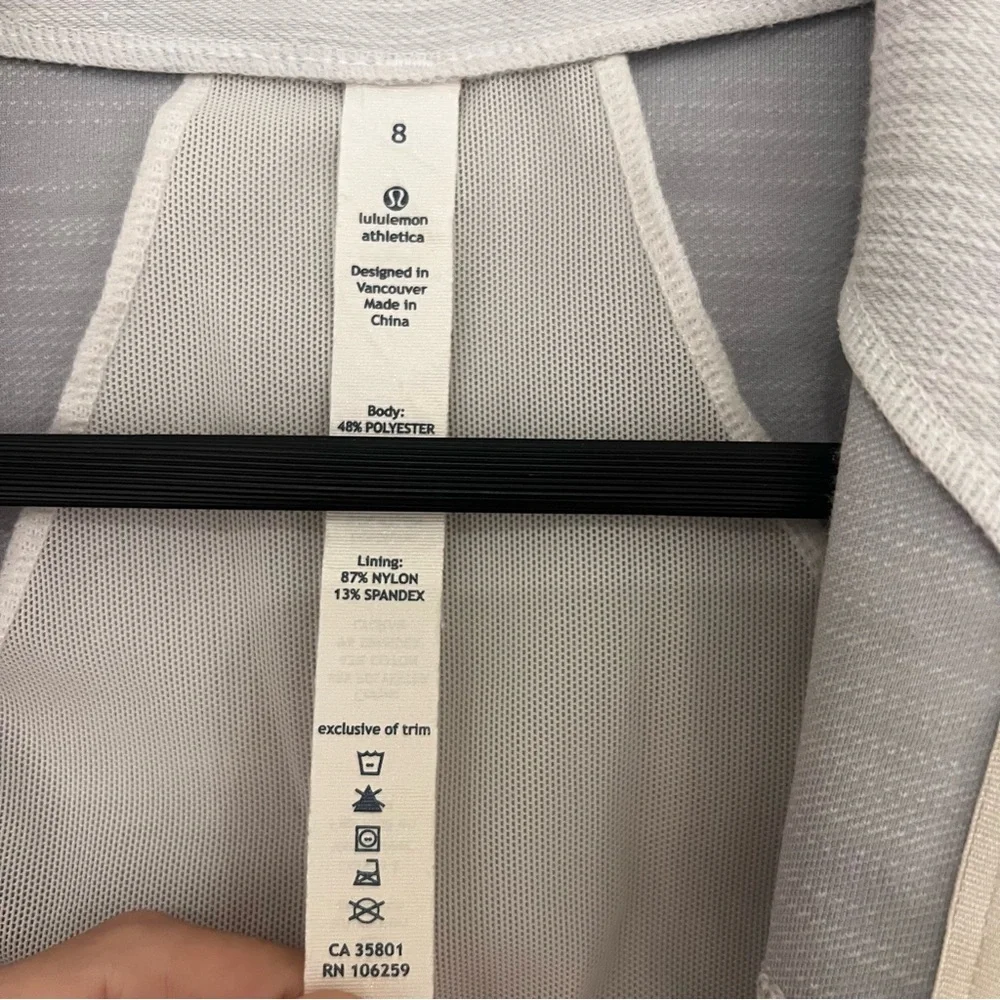 Lululemon Define Full Zip Jacket Heathered Grey - Picture 7 of 9